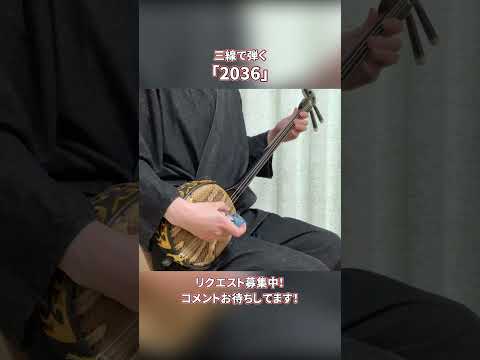 【和楽器】2036を三線で弾いてみた #shorts #弾いてみた #三線 #ボカロ