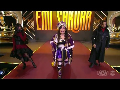 Emi Sakura Entrance on Rampage: AEW Rampage, Jan. 27, 2023