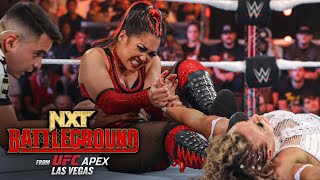 Roxanne Perez conquers Jordynne Grace: NXT Battleground 2024 highlights