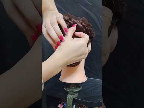 French twist hack for short hair #hairstyle #shortsvideo