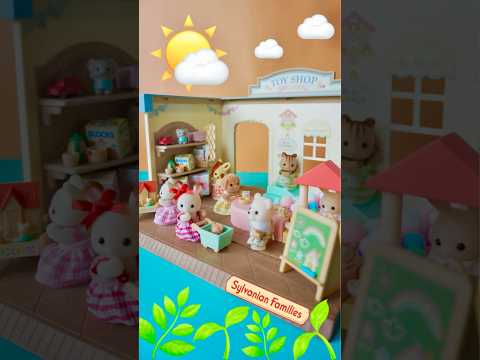 Toy shop 🧸🎁🎈 #sylvanianfamilies #calicocritters #miniature #minitoys #toys