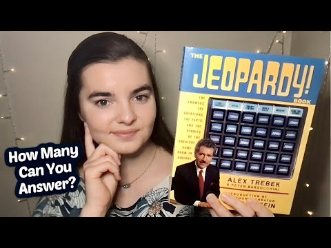 ASMR Let's Play JEOPARDY! | Real Jeopardy Trivia Questions