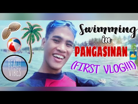 SWIMMING SA PANGASINAN!!! (MY FIRST VLOG!!!)