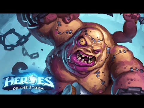 Stitches Main Tank Build IS A MOUNTAIN OF HEALTH! | Heroes of the Storm (Hots) Stitches Gameplay