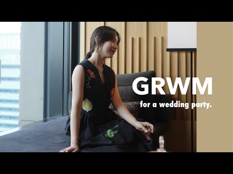 【GRWM】結婚式お呼ばれスタイル👗アメリヴィンテージのワンピースにしたよぉ〜