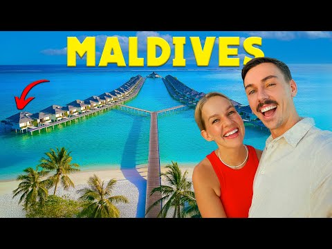 We Stayed in The Maldives NEWEST Slide Villa 🇲🇻 (Villa Park)