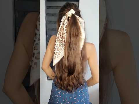 Hair Style in Seconds #HairstyleInSeconds #QuickHairstyle #ScarfHairstyle #EasyHairstyles #HairTips