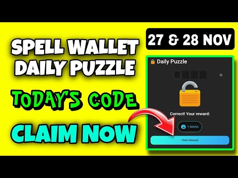 Spell Wallet Daily Puzzle Today 27 November | Spell Wallet Today Puzzle | Spell Wallet Secret Code