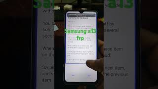 SAMSUNG A13 FRP BYPASS 2024 #frp #samsung