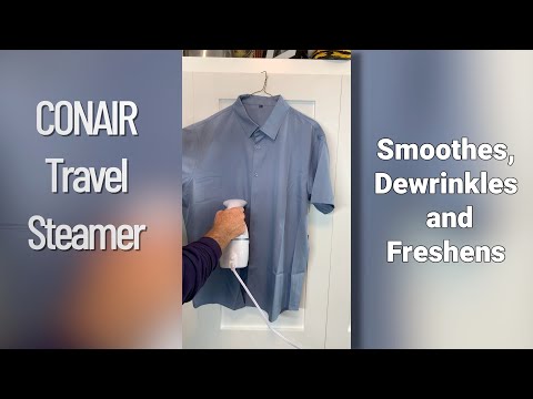 🚀 CONAIR Travel Wrinkle Free Garment Steamer in Action ~ Travel Hack