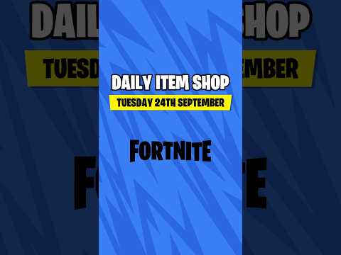 Fortnite - Daily Item Shop Update (Tuesday 24th September)