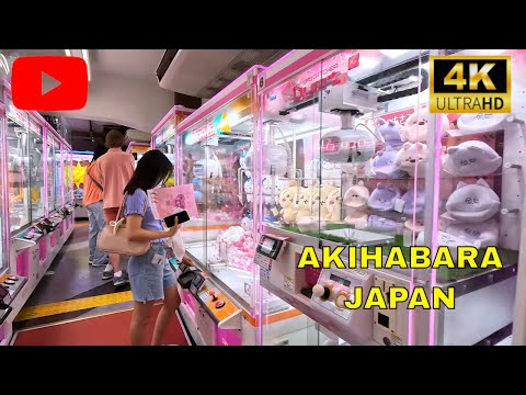 Akihabara Japan [4K] - A Sunny Day Expedition in the Heart of Tokyo's Otaku Culture!