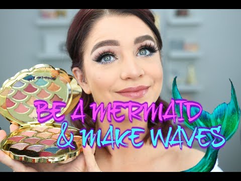 TARTE BE A MERMAID & MAKE WAVES PALETTE REVIEW + COMPARISON TO TARTEIST PRO PALETTE