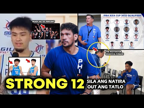 Sila ang natira STRONG 12 ng Gilas! KAI SOTTO JUNEMAR Combo Nagbabalik. Coach Al Gilas role maganda.