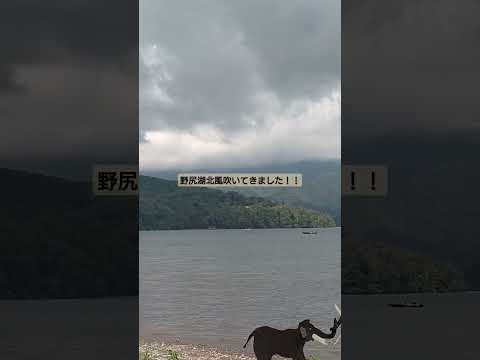 ある日の野尻湖北風Ⅱ