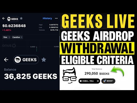 🔥 Live Geeks TOKENS 🔥 // Geeks Token Sell 😱 // Geeks Withdrawal Live Claim USD 😱