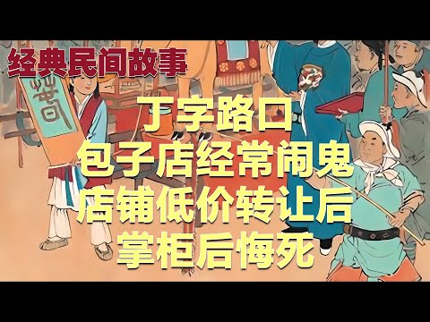 民间故事：丁字路口包子店经常闹鬼，店铺低价转让后，掌柜后悔死#故事