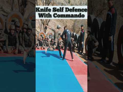 Knife Attack | Save Knife | Commando Knife defeance #army #selfdifence #training #tyshorts