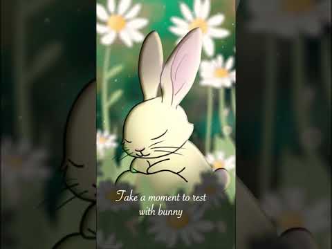 Take a moment to rest with bunny