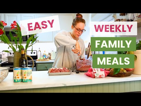 Easy Weekly Family Meals | CHICKEN | BEEF | SALMON | VEGGIES