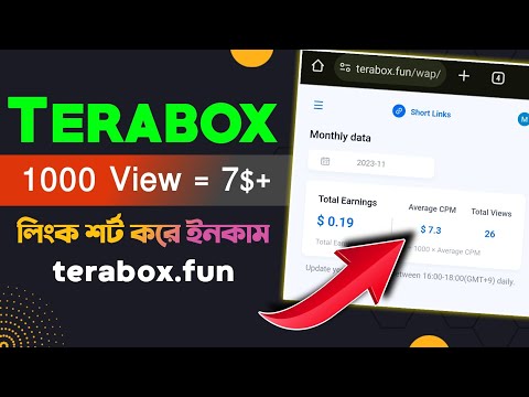 Terabox.fun থেকে কীভাবে ইনকাম করবেন || Terabox Sort Link Earning || লিংক শেয়ার করে  ইনকাম