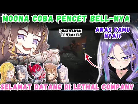 ANYA Berani Ospek DEWI BULAN Sang Anggota Baru Lethal Company, Sementara Zeta.. 【Moona | Clip】