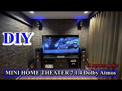 Mini Home Theater 11 Square Meter 7.1.4 Dolby Atmos.