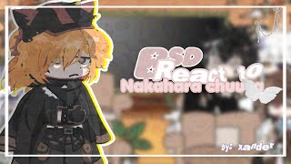 ﹒ [REACTION] ﹒  bsd react 2 chuuya ﹒fndm ; BSD﹒x4nnder