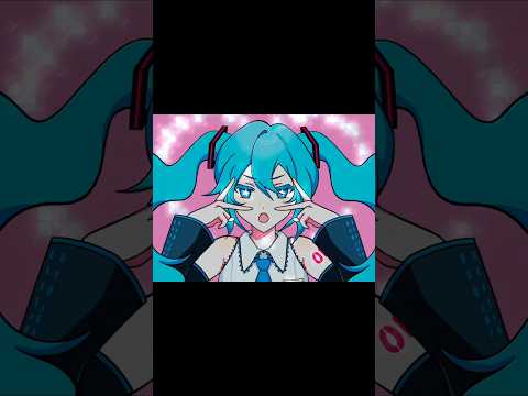 MIKU MIKU BEAMMMMM! ✨ #hastunemiku #animation #shorts #vocaloid