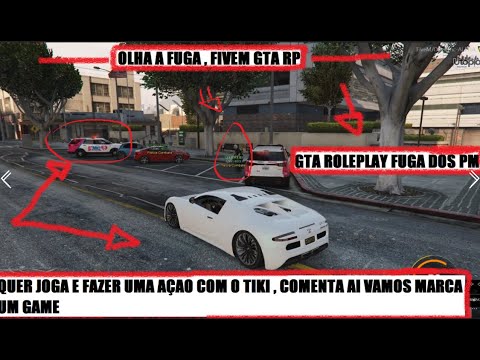 GTA RP FIVEM HACK /  FUGA VIOLENTA  SERVIDOR UTOPIA RP