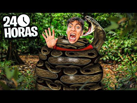 SOBREVIVI 24 HORAS COM COBRAS!