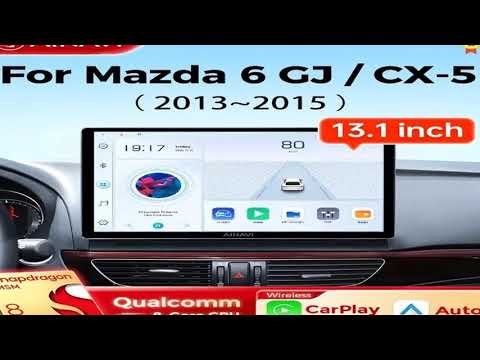 Ainavi 13.1 inch Car Radio For Mazda 6 GJ Atenza CX5 CX 5 2013 2014 2015 Wireless CarPlay