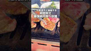 【期間限定】今だけの最強焼肉食べ放題！#東京グルメ