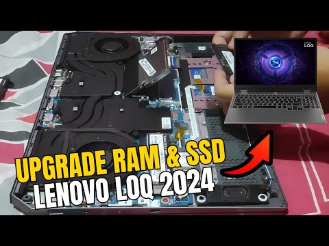 How to Upgrade RAM and SSD on Lenovo LOQ 15IAX9 i5-12450HX RTX 3050 6GB