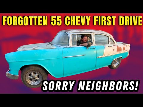 Forgotten 55 Chevy First Drive in YEARS! Racing Against The Clock To Get It Done.