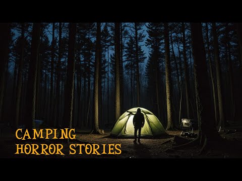 27 Scary True Camping In The Woods Horror Stories | With Rain Sounds | True Scary Stories