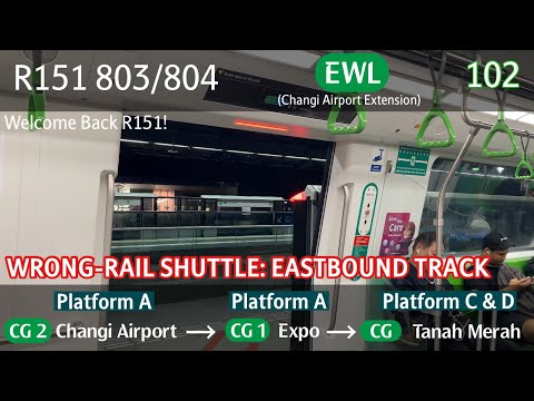 [SMRT] [Return of a King] [Bi-Directional Shuttle] ALS R151 [803/804] - Changi Airport » Tanah Merah