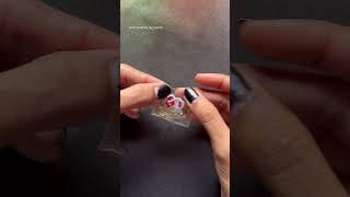 Nano tape slime hello kitty keychain😍/nano tape keychain with slime #diy #shorts #ytshorts #viral