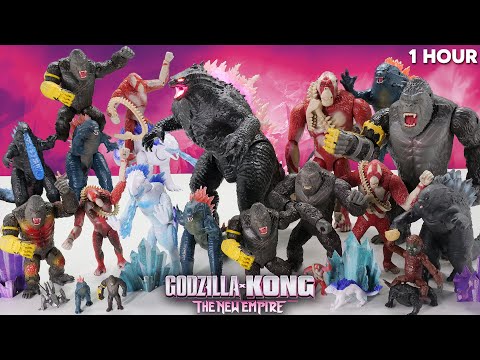 EPIC Unboxing EVERY Godzilla X Kong Toy! (The New Empire Merch) - 1 HOUR