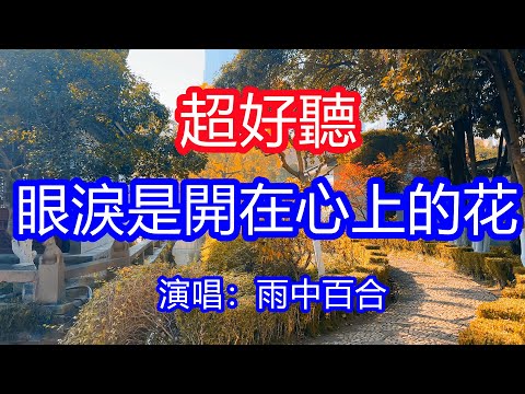 天呀！太好聽了，11月雨中百合超火傷感情歌《眼淚是開在心上的花》，獨特的嗓音，單曲循環聽不夠！想起你說過的甜蜜情話，就會淚如雨下！唱的撕心裂肺，聽得痛哭流涕！南京風景！傷感情歌！療癒情歌！