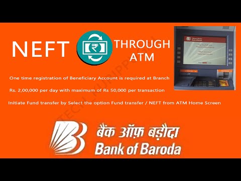 BOB NEFT THROUGH ATM | NEFT Fund transfer using ATM card in Tamil #tech_kurippugal