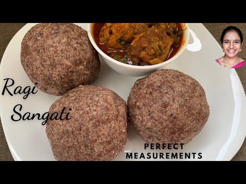 Ragi sangati || పక్కా కొలతలతో రాగి సంగటి || Ragi mudda recipe in telugu || ragi sangati recipe