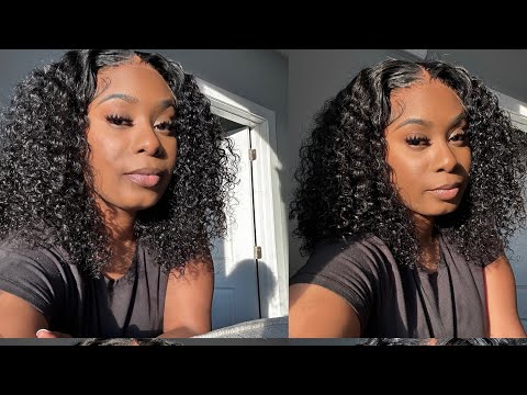 GIRL YOU NEED THIS WIG 😍‼️  WIGGINGS  250% DENSITY CURLY HAIR WIG DETAILED INSTALL