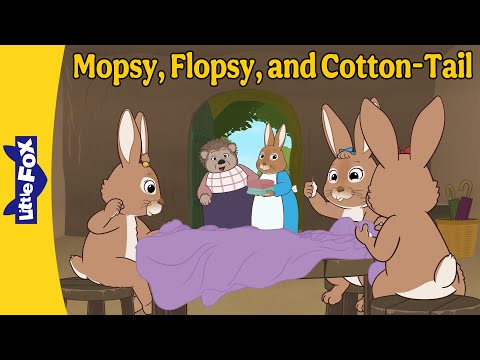 Mopsy, Flopsy, and Cotton-Tail Help the Tailor 🐰🌼 | Peter Rabbit's Three Sister Bunnies | Little Fox