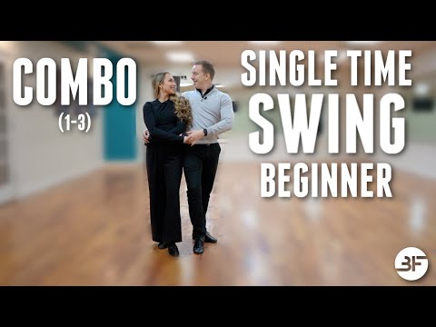 Single Time Swing Moves | Swing/Jitterbug Combo (1-3)