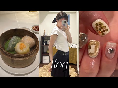 vlog.yaumay.💅nailにまつ毛👀ヨウフクも紹介🫡