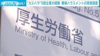 “カスハラ”9割企業が経験　職場ハラスメントの実態調査　厚労省(2024年5月17日)