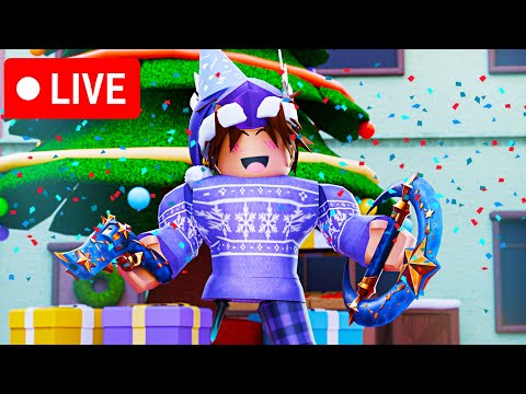 (LIVE 🔴) BIRTHDAY STREAM AND CHRISTMAS UPDATE IN MM2 😱 (Murder Mystery 2)