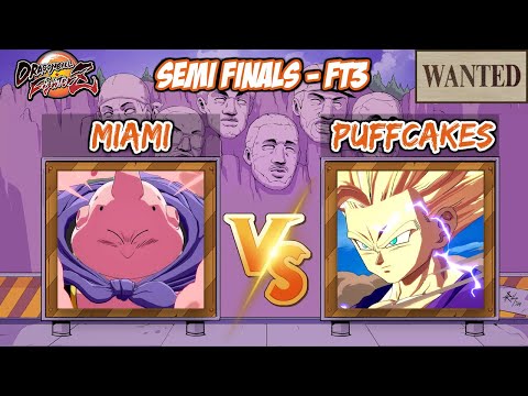 THE MAJIN BUU IS BACK! Miami vs Puffcakes FT3 - WANTED DBFZ semi finals