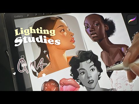 ✿500k q&a! + lighting studies 🌥